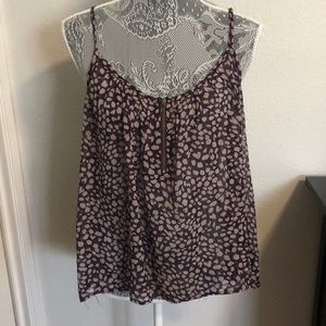 Printed tank top for a night out